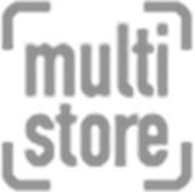 multi store black and white logo